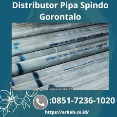 BERSERTIFIKAT, 085172361020 Distributor Pipa Spindo Gorontalo