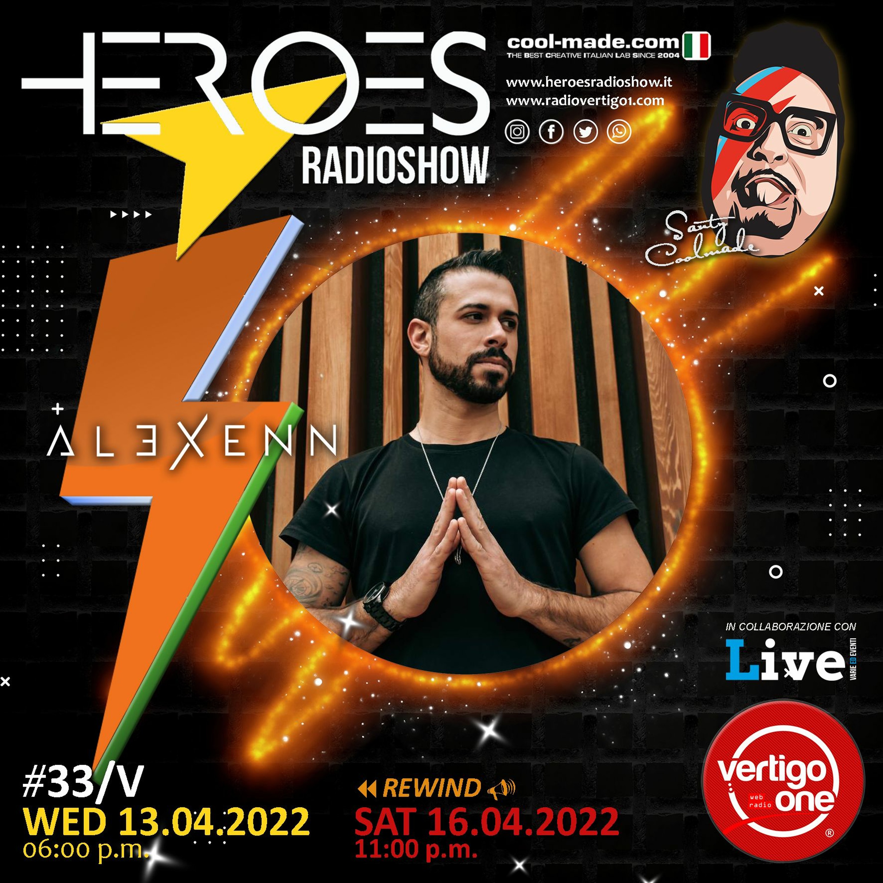 #33/2021-22> HEROES RadioShow - Special Guest ALEXENN episode artwork