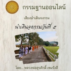 นำเดินจงกรมวันที่ ๕