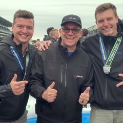 Joe, Florian and Sebastian on the Indy Autonomous Challenge