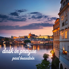 dusk in prague