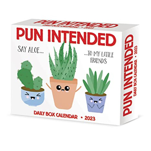 Get EBOOK 💙 Pun Intended 2023 Box Calendar by  Willow Creek Press [KINDLE PDF EBOOK