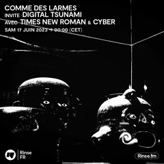 Comme Des Larmes invite Digital Tsunami avec Times New Roman & Cyber - 17 Juin 2023