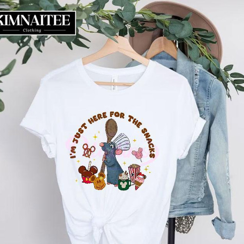 Remy Ratatouille Im Just Here For The Snacks Shirt