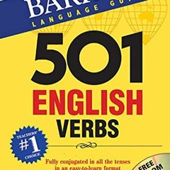 [Access] EBOOK 💏 501 English Verbs with CD-ROM (501 Verb Series) by  Thomas R. Beyer