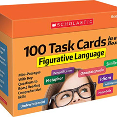 [GET] EPUB 🗃️ 100 Task Cards in a Box: Figurative Language: Mini-Passages With Key Q