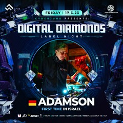 Adamson @  CyberJunk ⟡ Digital Diamonds Label Night 17/3/23 ⟡ ArtClub TLV