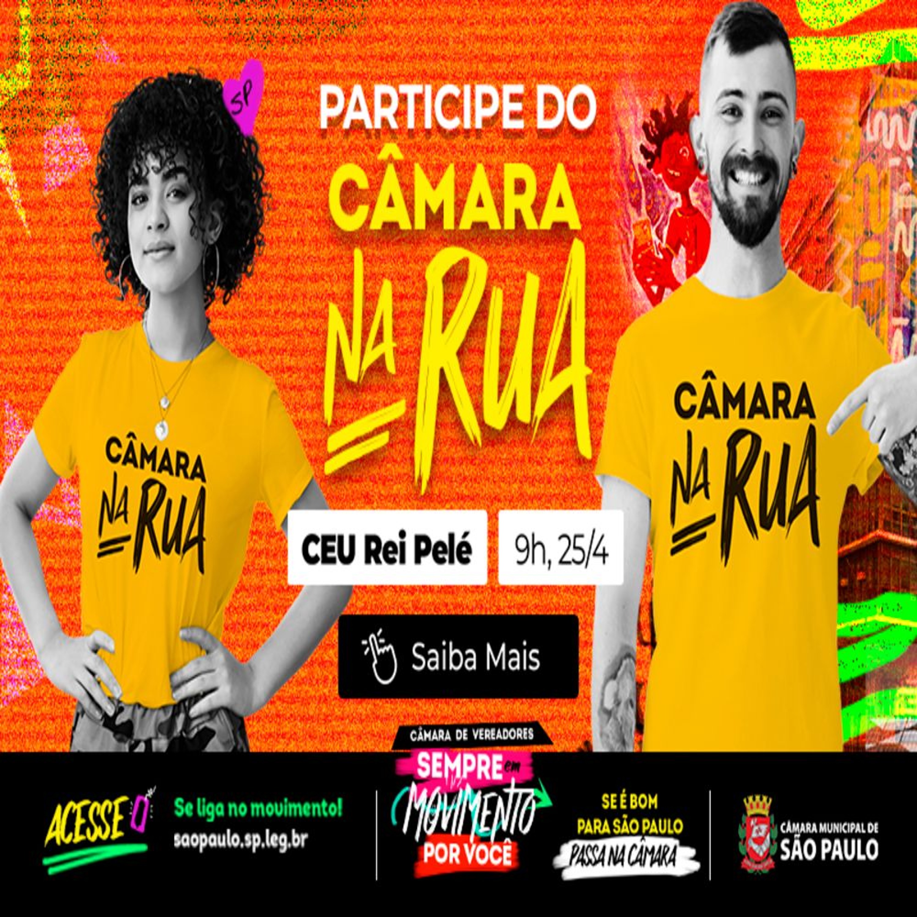 24.04.2026 = NESTE SÁBADO TEM CÂMARA NA RUA NO CEU REI PELÉ NA ZONA LESTE episode artwork