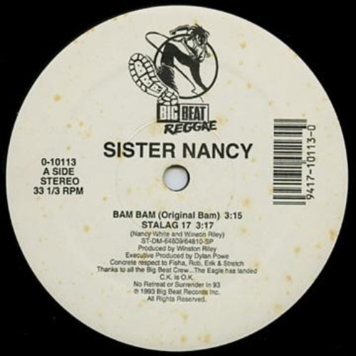 Sister Nancy Bam Bam Stalag 12インチレコード SISTER NANCY - Bam