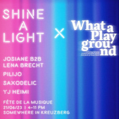 Shine A Light X What A Playground