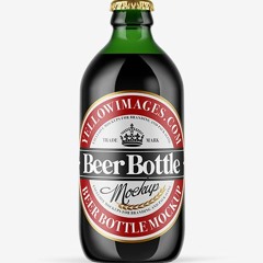 98+ Download Free Green Glass Dark Beer Bottle Mockup Mockups PSD Templates