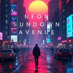 Neon Sundown Avenue