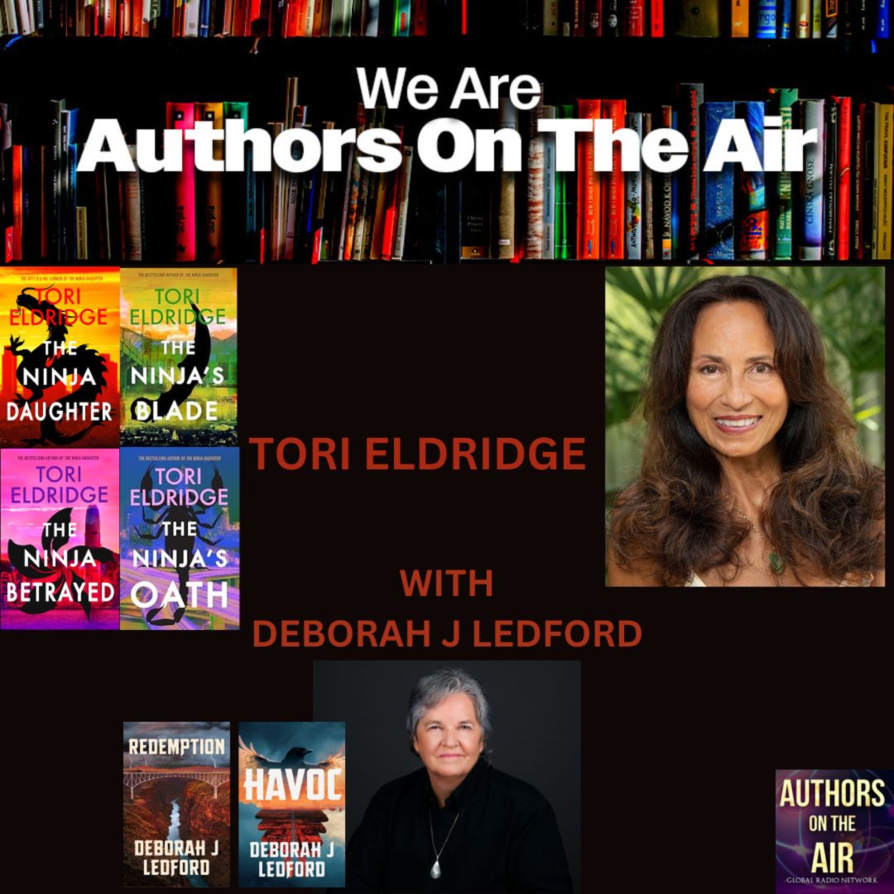 cover of episode Tori Eldridge-LILY WONG SERIES with Deborah J Ledford Authors on the Air Ep 9