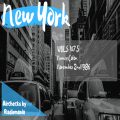 WBLS 107.5 NEW YORK  "Nancy Colon"    November 2nd 1986