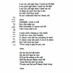 Christabelle - a song written and recorded by Adam Roberts