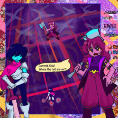 Deltarune - Black Knife With Lyrics (Ft. Susie, Ralsei, Ċ̶͙͋̔͐͑h̶͓͂a̴̬̞͖̤̭̎ŗ̵̡̟̝́̀͋ȁ̸̮̈̃)