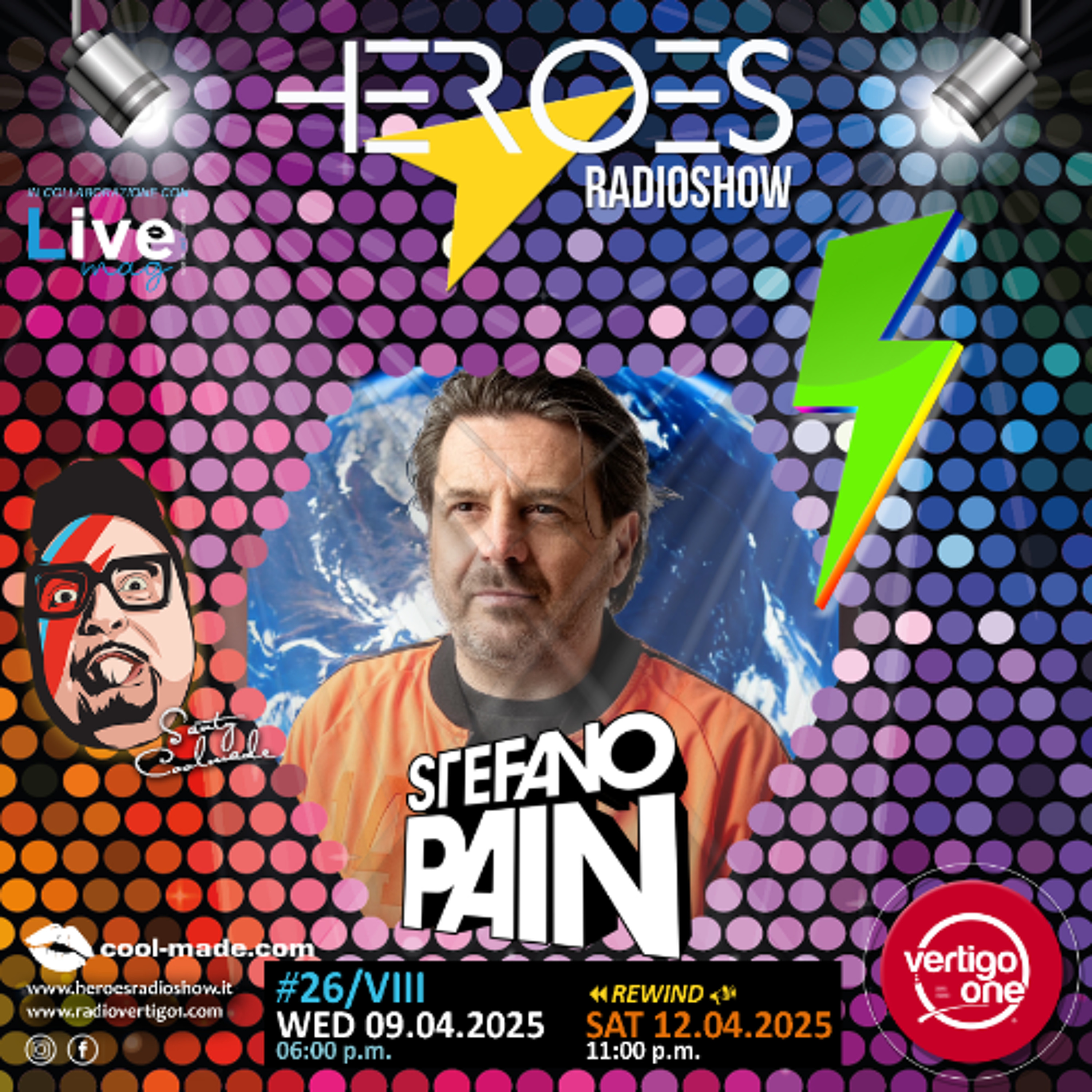 26/2024-25> HEROES RadioShow - Special Guest STEFANO PAIN episode artwork