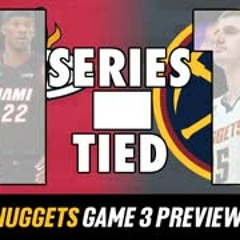 Heat EVENS SERIES with Nuggets | Game 3 Preview | Sports Hounds | A2D Radio