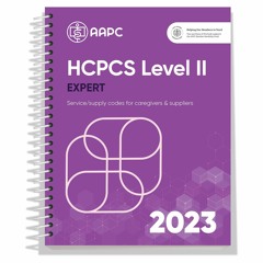 free read 2023 HCPCS Level II Expert Professional Edition (HCPCS Code Book)