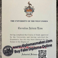 How to make a fake University of the West Indies degree?