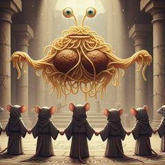 Flying Spaghetti Monster (Meatball-Eternal)