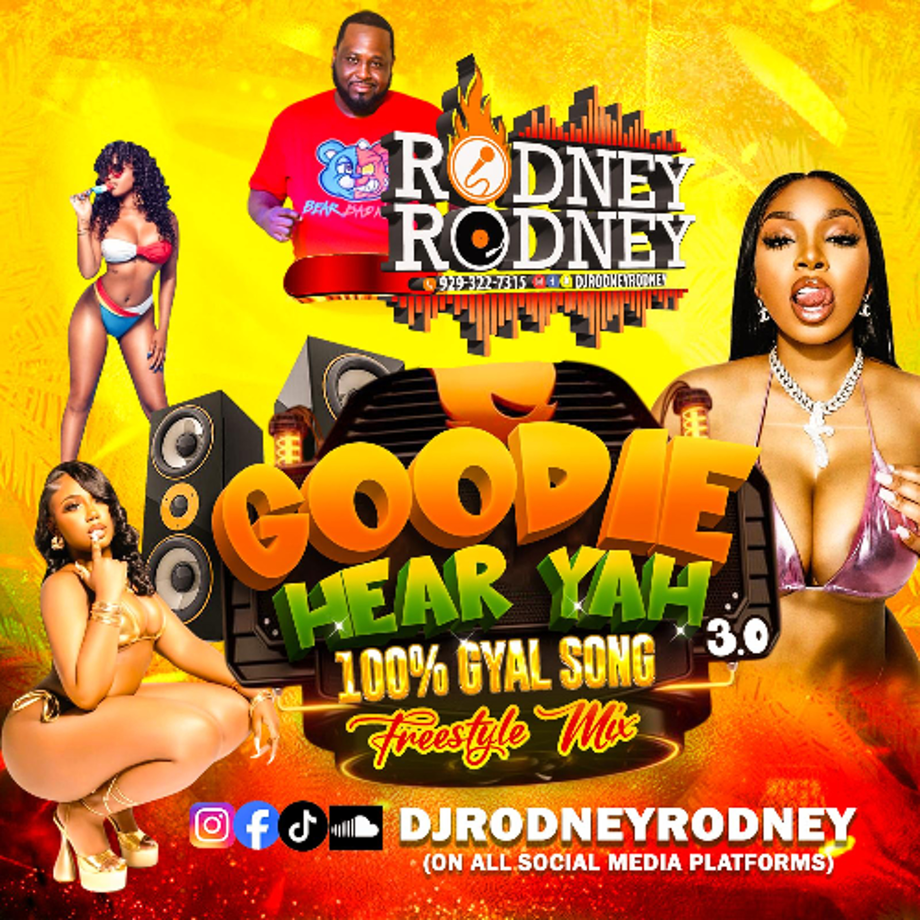 RODNEYRODNEY pres.GOODIE HEAR YAH 3.0 100% GYAL SONG FREESTYLE MIX 2025 episode artwork