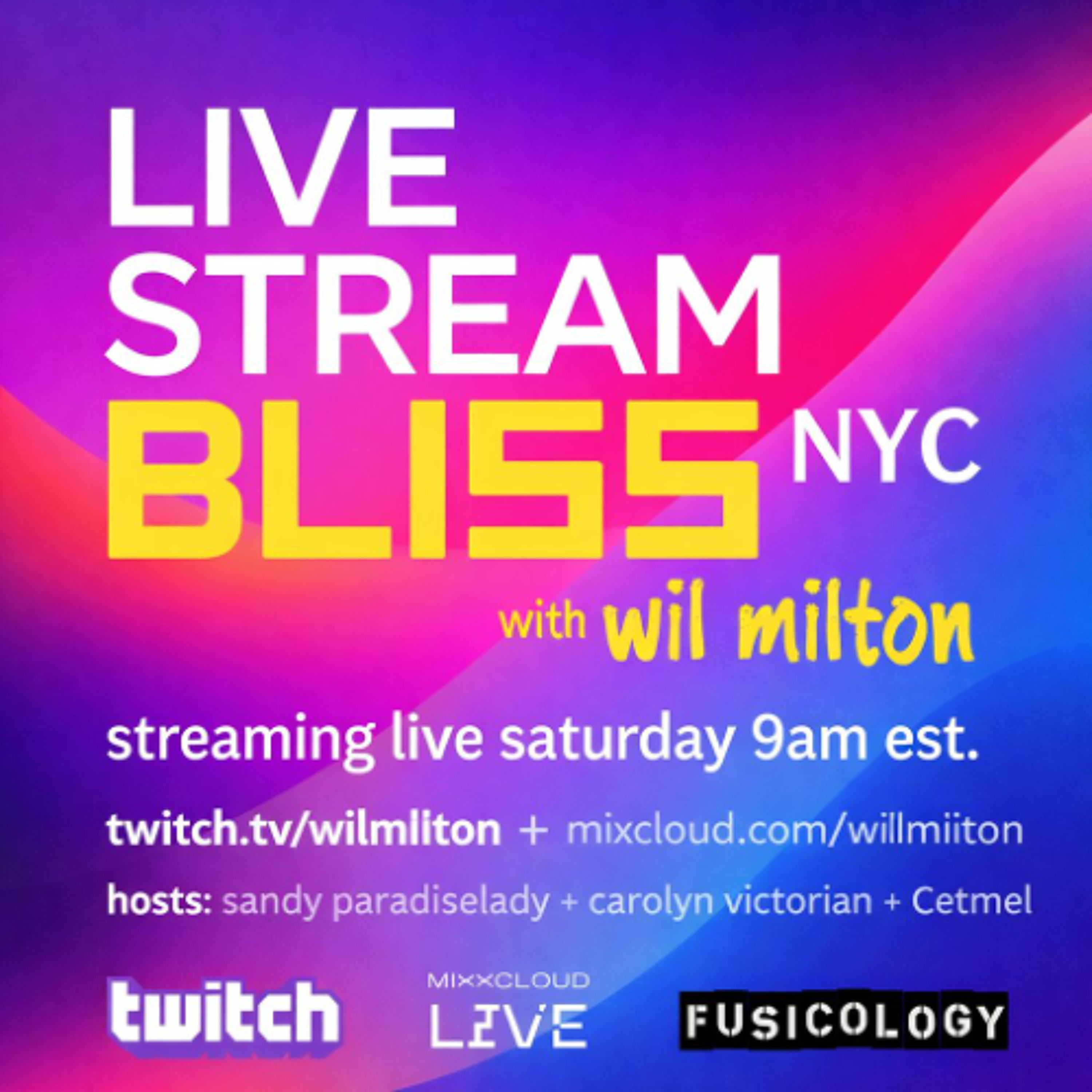 BLISS NYC with Wil Milton 4.18.26 episode artwork