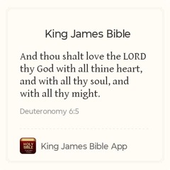 KJV- All thine heart