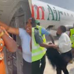 Full]: video of ibom air unruly passenger Leaked south africa vs guinea