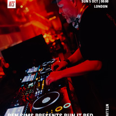 Ben Sims - Run it Red on NTS Live