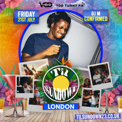 TIL SUNDOWN - DayPatry LIve Audio - Old Ski Afro / Hosted By EMAN & J3 - Mixed by DJ M