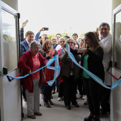 Silvina Pérez-Con anuncios, Weretilneck inauguró el nuevo hospital de Maquinchao