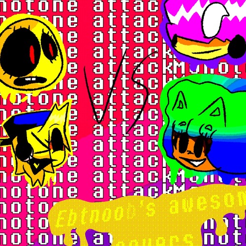 Monotone Attack but Sharki, Red Luigi, Spherebob, And ebtnoob sing it