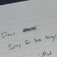 Sorry For The Things I've Done - NCK