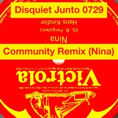 Disquiet Junto Project 0729: Community Remix (Nina)