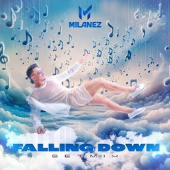 Falling down.