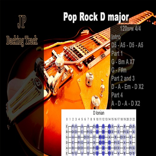 Stream Pop Rock D Major JPBT59 by Backing Track | Listen online for free SoundCloud