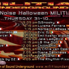 Djane Darkness - Dark Noise Halloween Militia Show