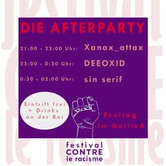 Die Afterpary @Festival Contre Le Racisme (FCLR) - live in Berlin | 07.07.23