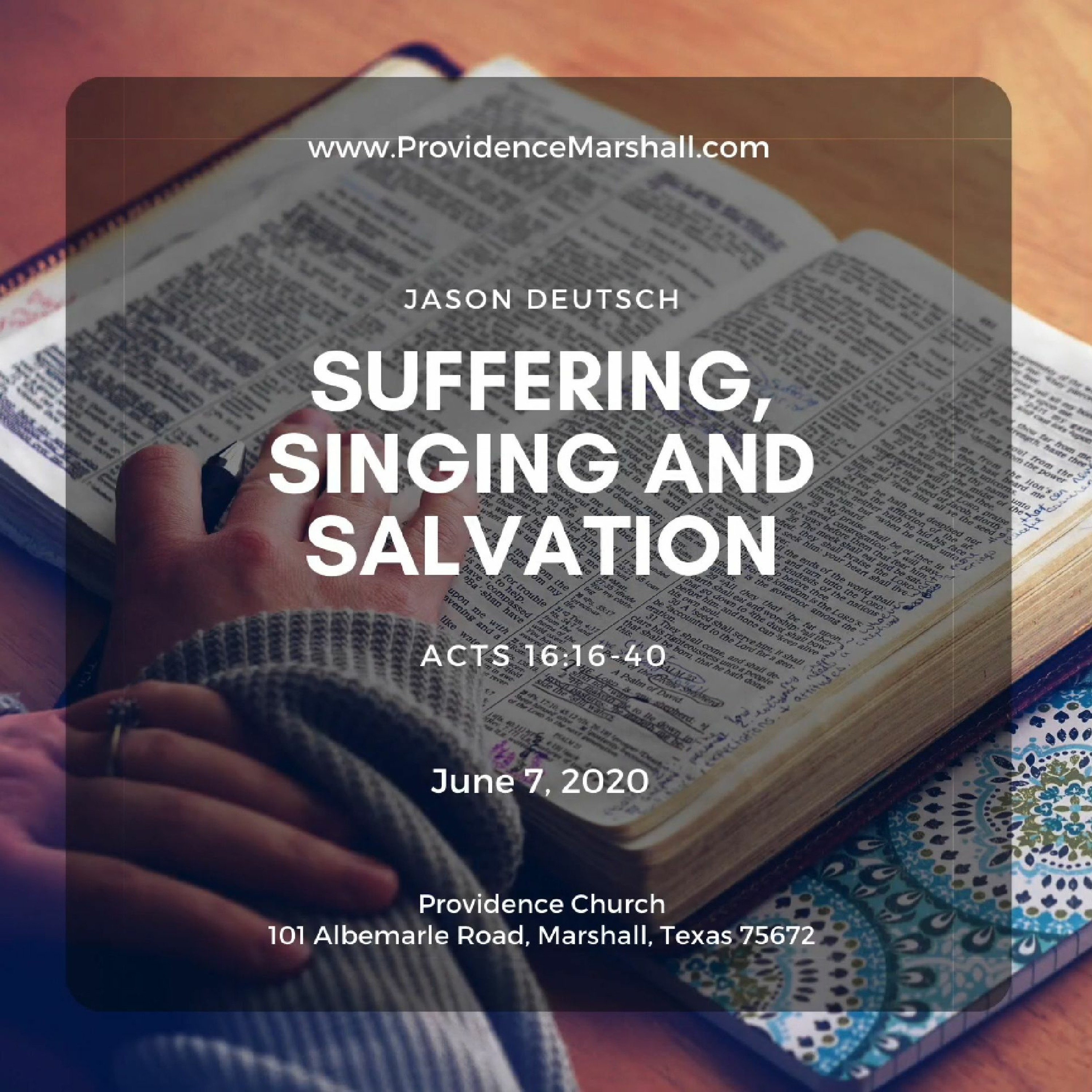 Acts 16:16-40 | Suffering, Singing & Salvation episode artwork