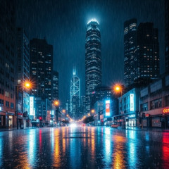 Rainfall at Midnight