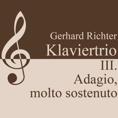 Piano trio D flat-major (Des-Dur) op. 12 - 3. mvt. (Adagio, molto sostenuto)