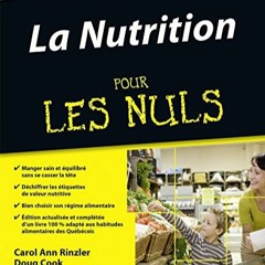 [Télécharger en format epub] La Nutrition Pour les Nuls PDF EPUB 8RfmT