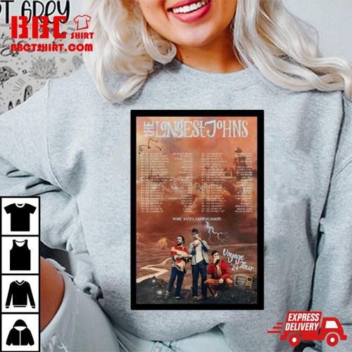 Stream Poster The Longest Johns Voyage Tour 2024 TShirt by Bbctshirt