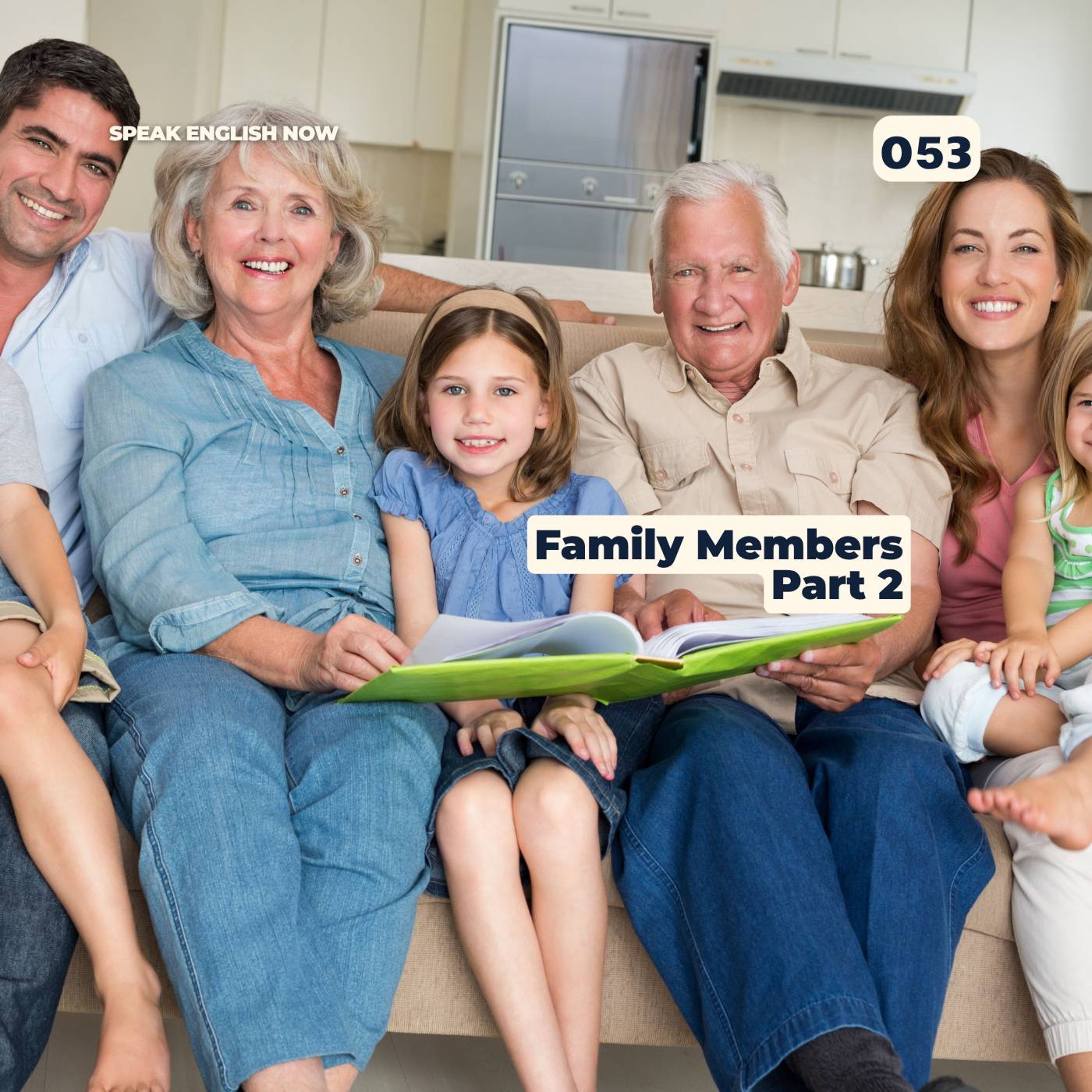 #053 English Family Tree -Family Vocabulary in English (part2) episode artwork
