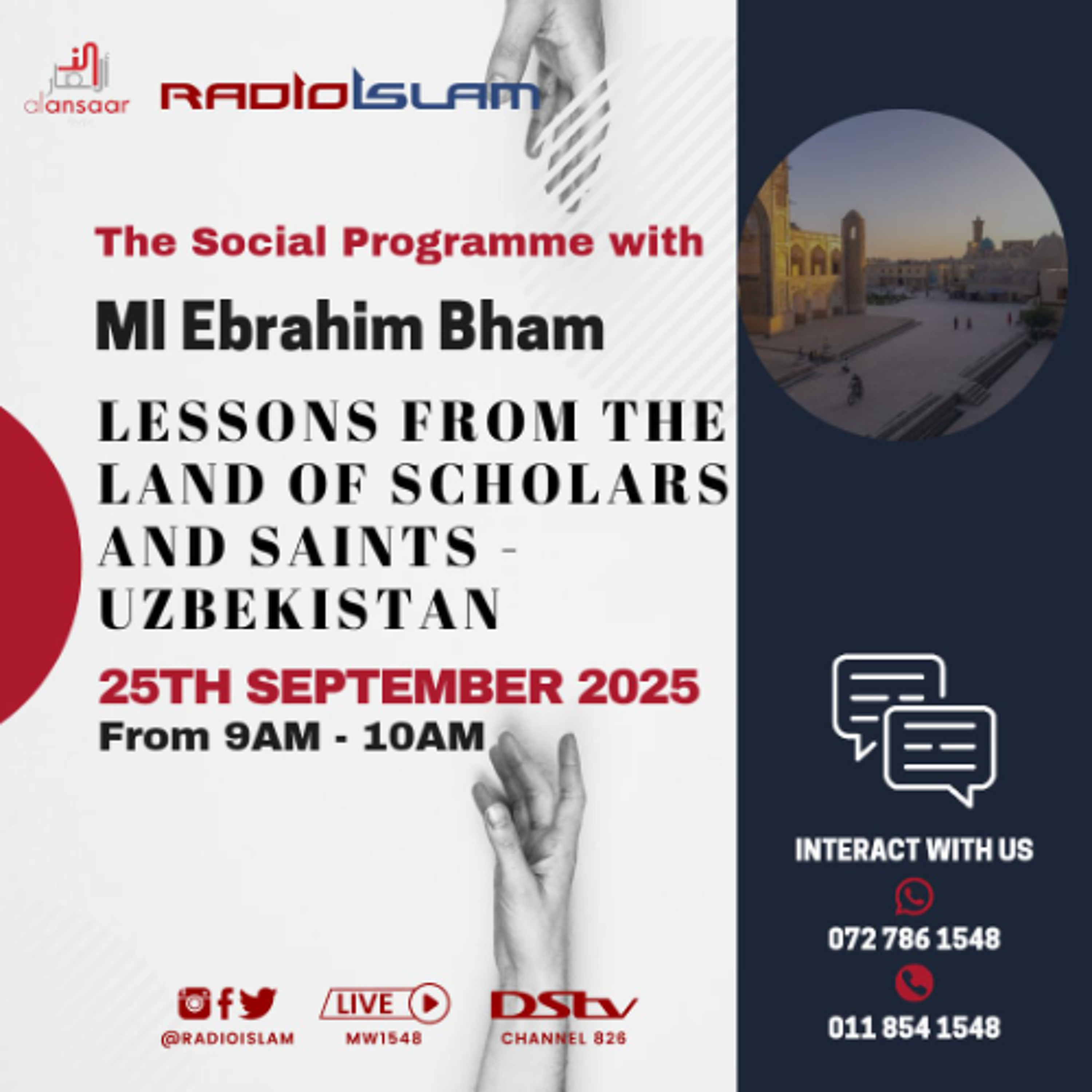 The Social Programme - Lessons From The Land of Scholars & Saints - Uzbekistan