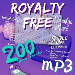 200 Royalty- Free Mp3 tracks, different genres