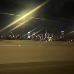 crying lookin at the road