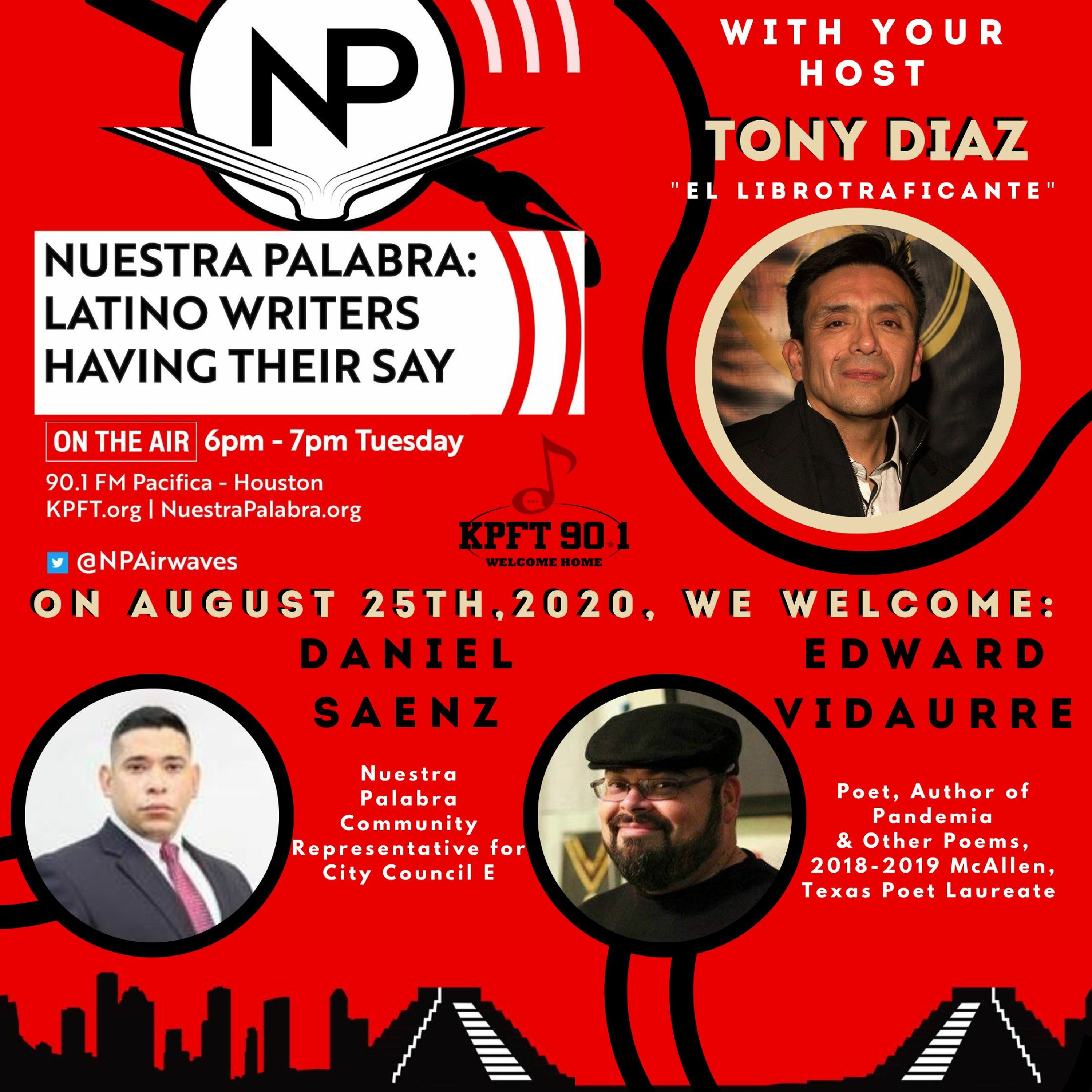 Nuestra Palabra: Latino Writers Have Their Say w/ Tony Diaz