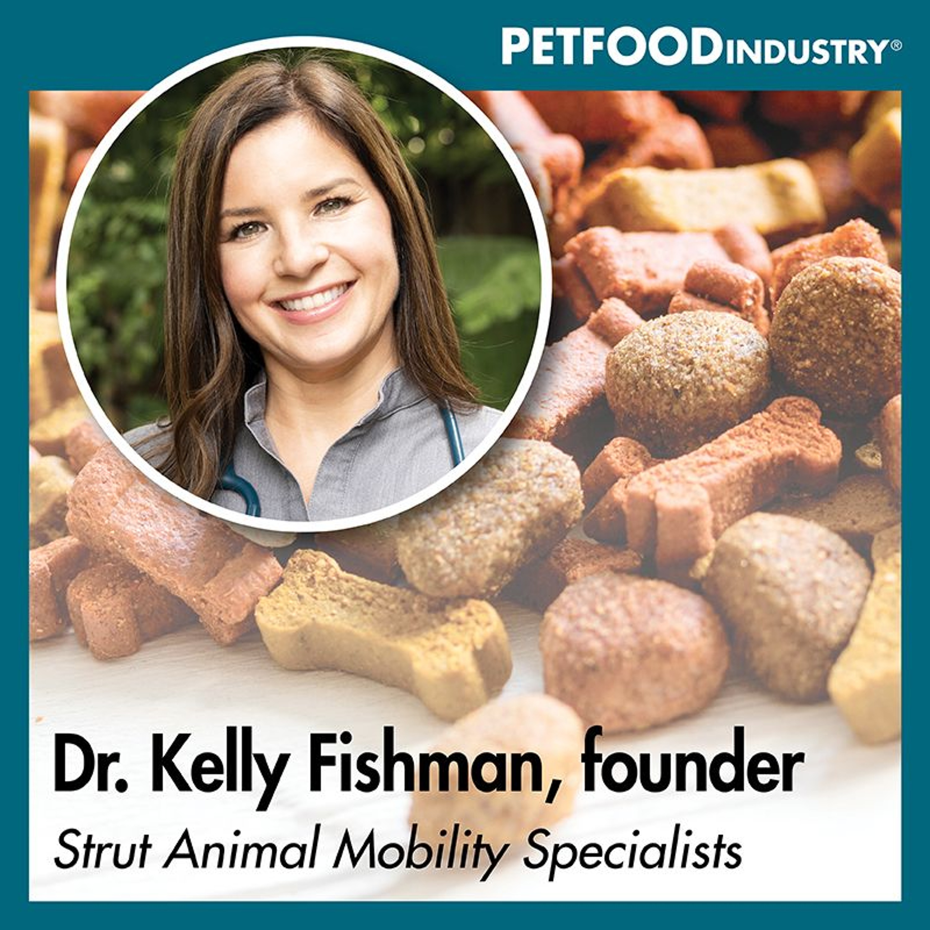 Senior pet nutrition with Dr. Kelly Fishman of Strut Animal Mobility Specialists episode artwork